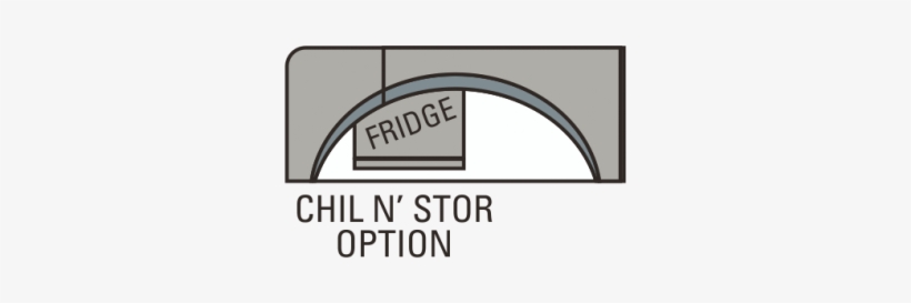 Chil N' Stor Exterior Refrigerator Option - Beige, transparent png #4999195