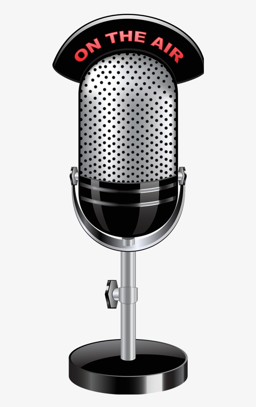 Transparent Microphone Png Clipart - Microphone Clip Art Transparent Background, transparent png #50062