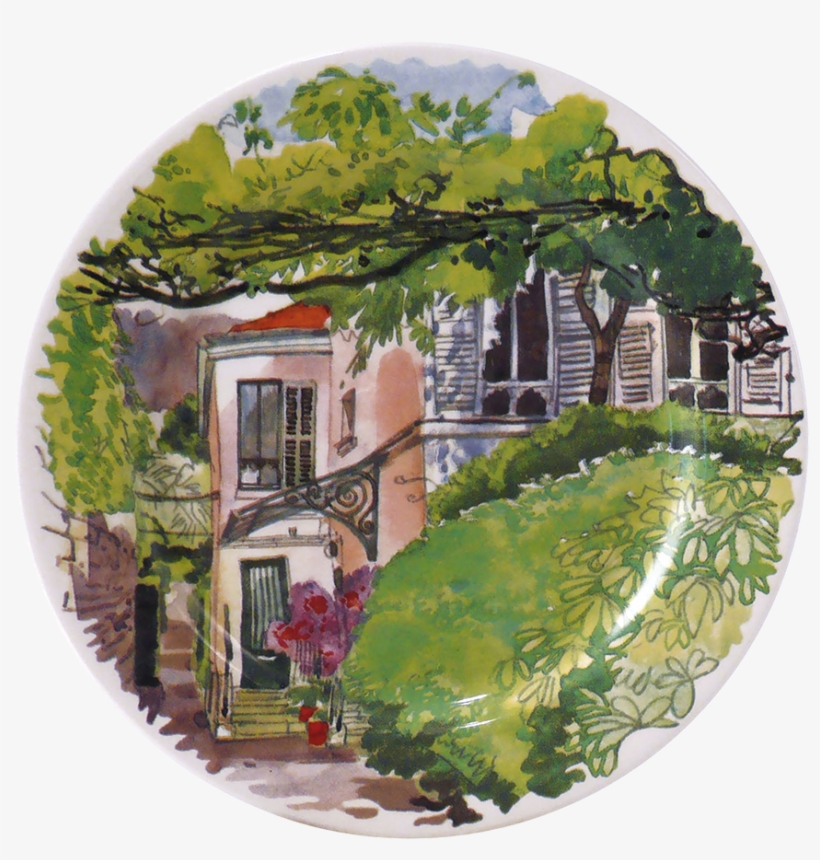 2 Bottle Coasters - Gien Paris Giverny Set Of 2 Bottle Coasters, transparent png #50065