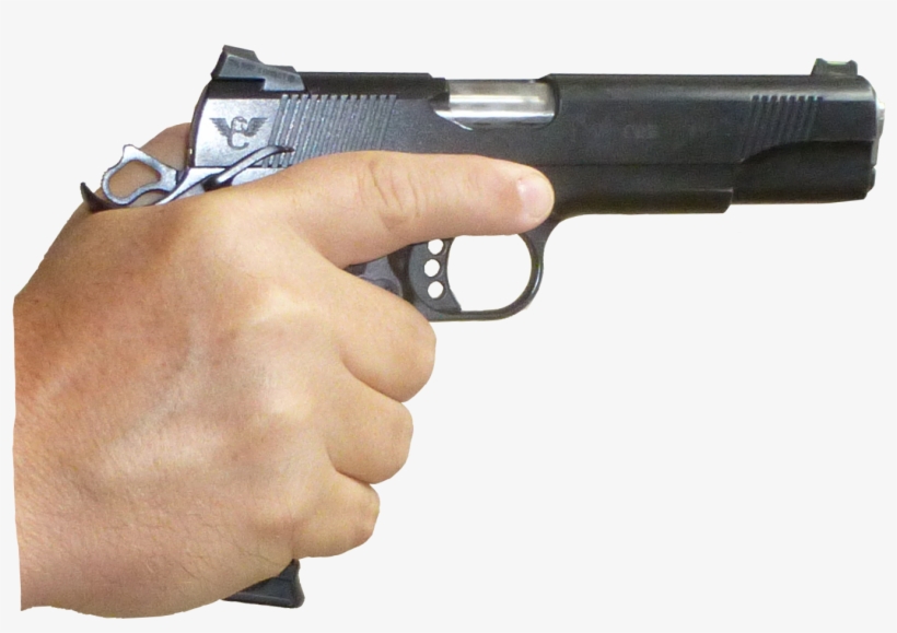 Gun In Hand Png Image - Hand With Gun No Background, transparent png #50155