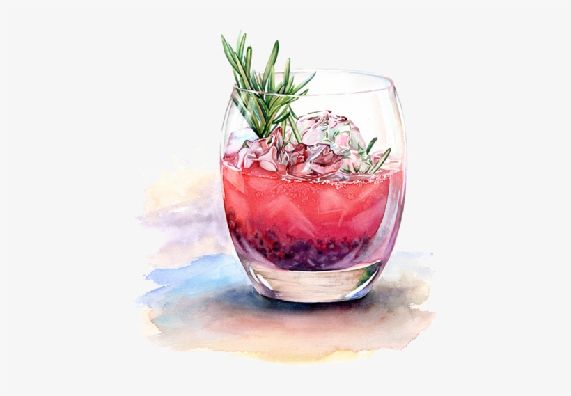 Banner Free Stock Painting Drink Illustration Drinks - Realistic Food Drawing, transparent png #50393