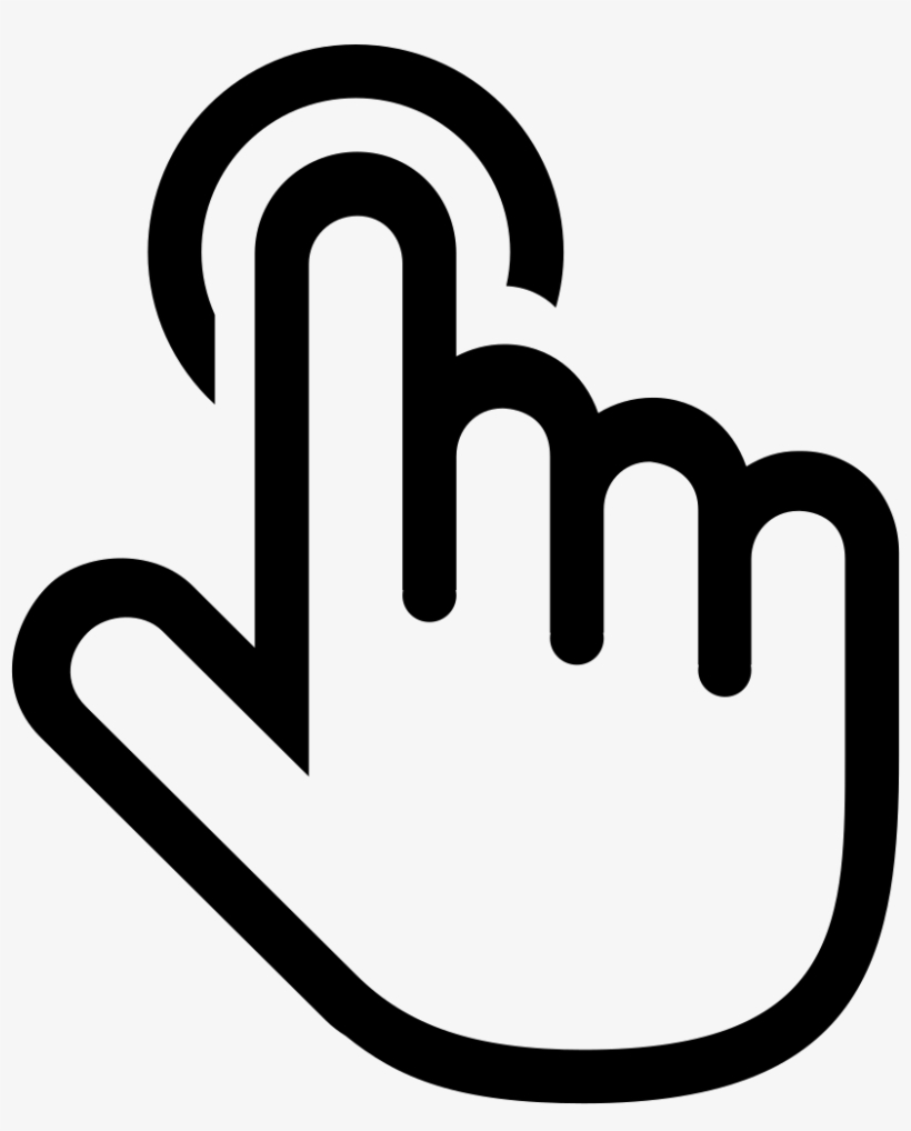 Hands Click Png Icon 45034 Free Icons And Png Backgrounds - Mouse Click Icon Png, transparent png #50478