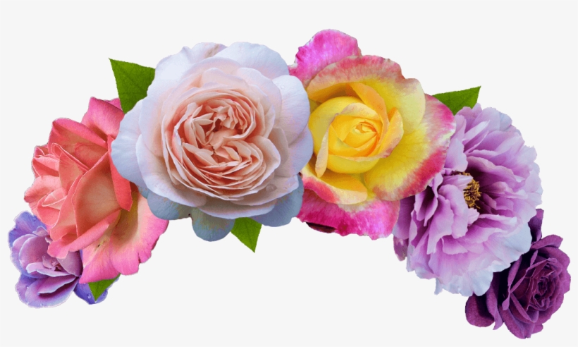Flowers Crown Png Banner - Head Flower Crown Png, transparent png #50716