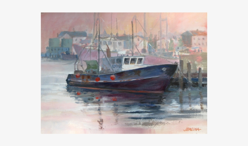 Gloucester Work Boat - Painting, transparent png #50868
