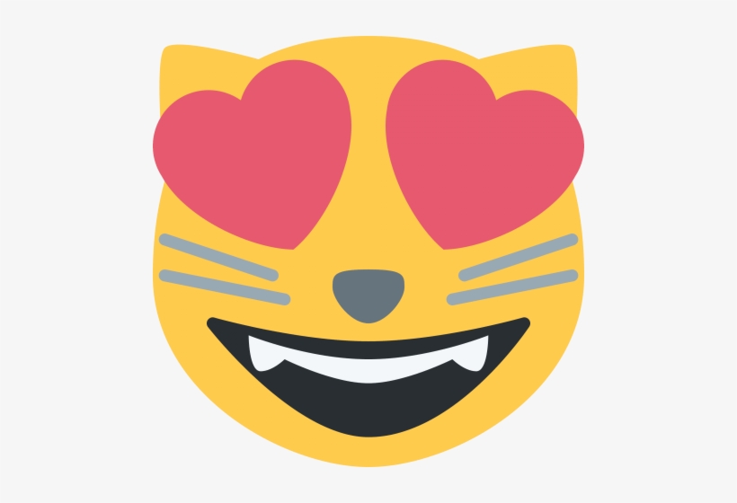 Emoji Cat Heart Eyes Png Png Free Png Images Toppng - Cat Emoji Heart Eyes, transparent png #50922