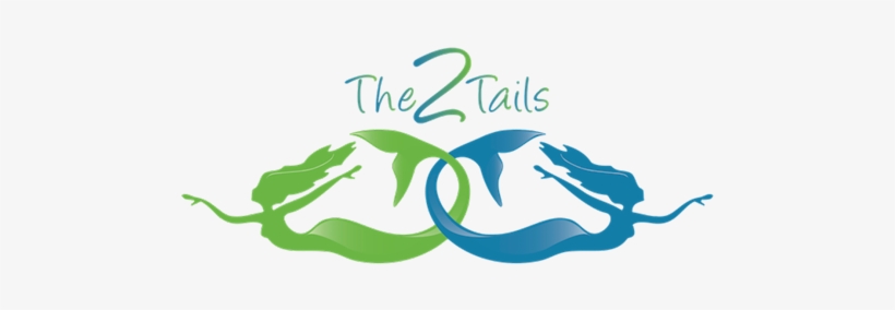 The2tails Mermaid Tails - 2 Tails Logo, transparent png #50945