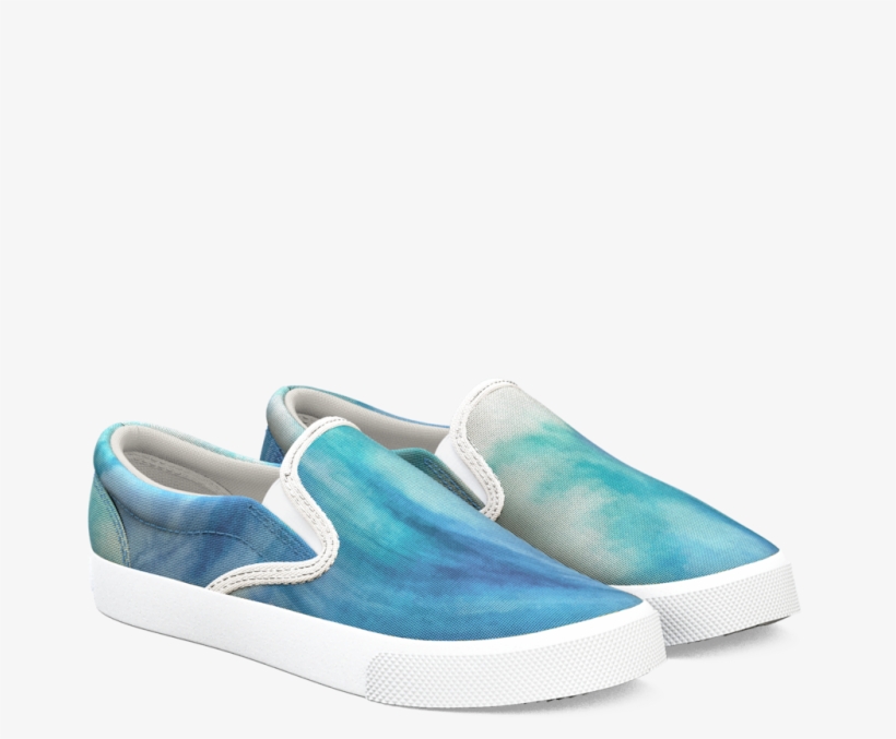 Watercolor Wave - Slip-on Shoe, transparent png #51097