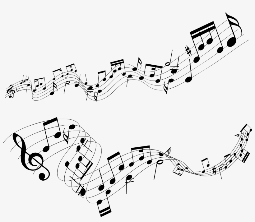 Wallpaper Wiki Music Note Photo Free Download - Music Notes High Resolution, transparent png #51197