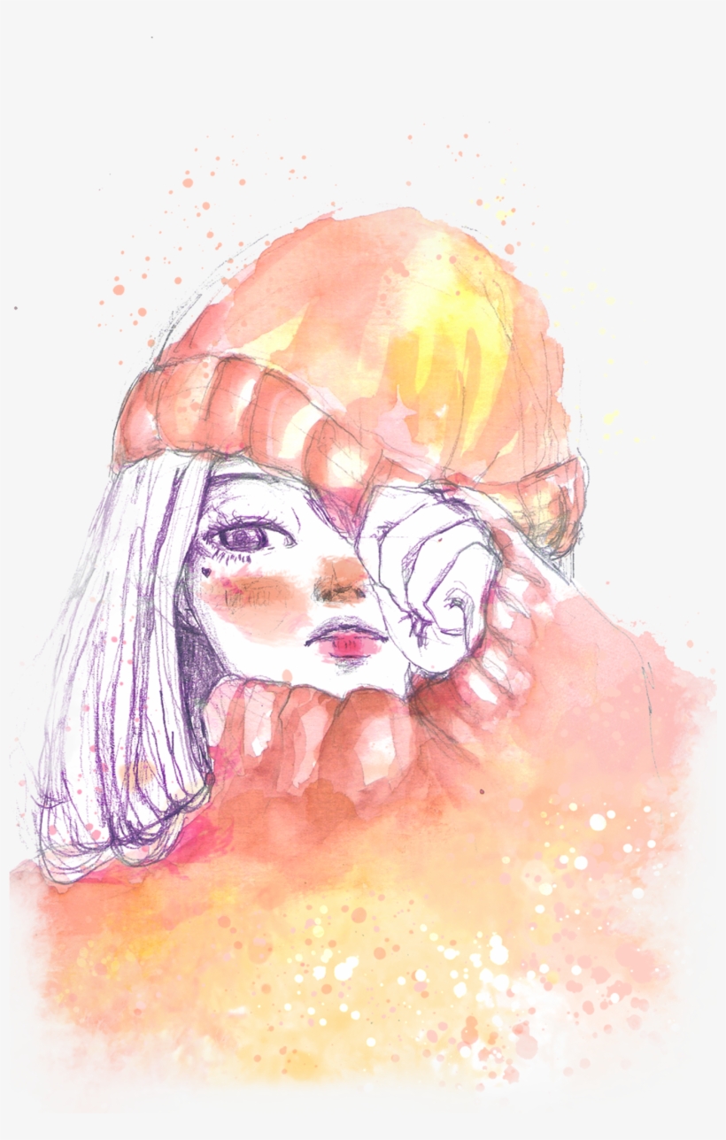 Watercolor Girl - Still Life, transparent png #51221