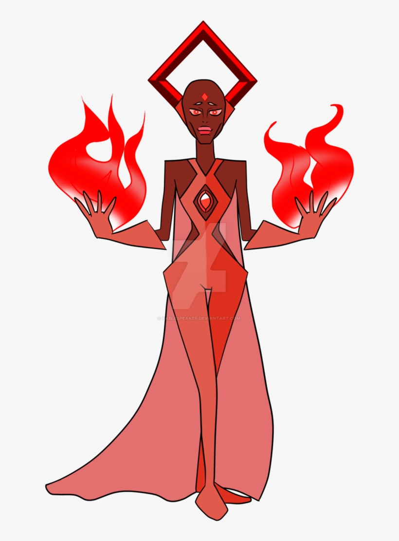 Red Diamond By Fablespeaker On Deviantart Picture Transparent - Вселённая Стивена Красный Алмаз, transparent png #51413