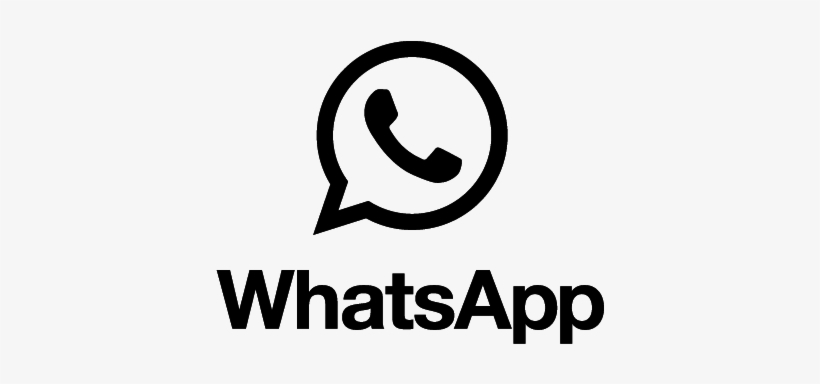 Logo Bw Vertical - Logo Whatsapp Png, transparent png #51498