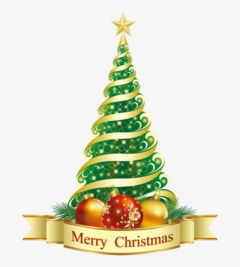 Merry Christmas With Christmas Tree, transparent png #51775