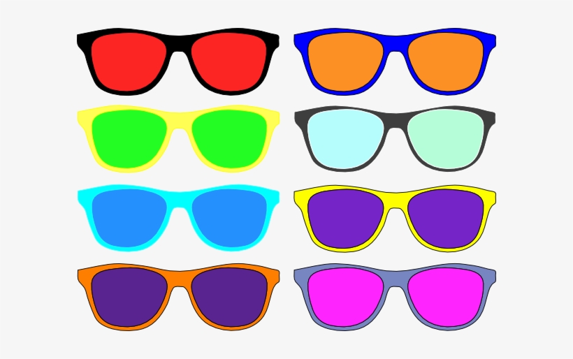 Colorful Sunglasses Clipart, transparent png #51825