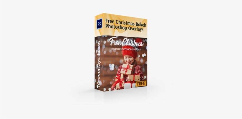 Free Christmas Light Bokeh Overlay Cover Box Boy Presents - Adobe Photoshop, transparent png #52192