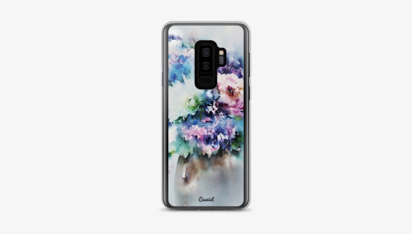 Watercolor Flowers Samsung Case - Watercolor Painting, transparent png #52209