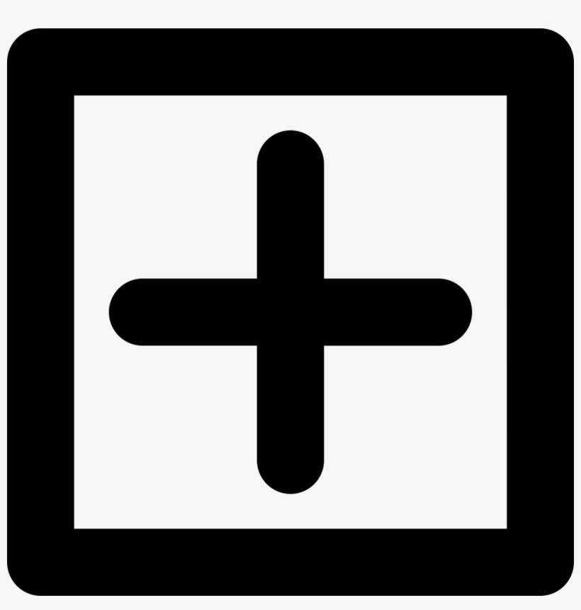 Small Square With Plus Sign Comments - Plus Icon Svg, transparent png #52211
