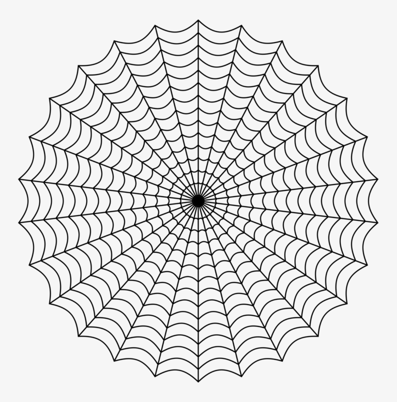 Web Of Spider-man Spider Web Drawing - Spiderman Web Png, transparent png #52555