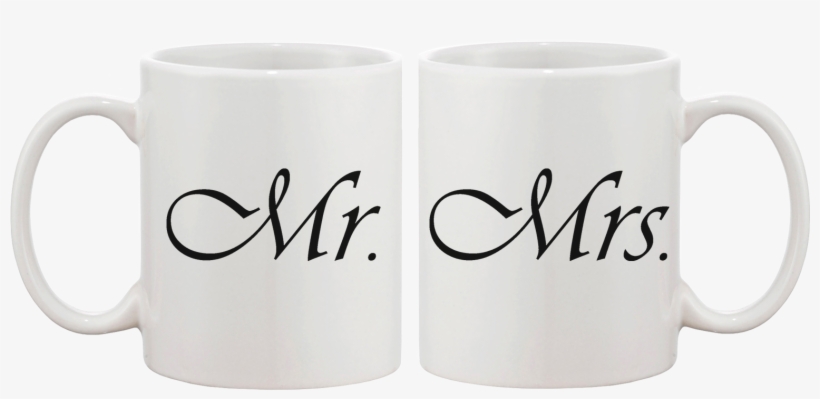 Cute Mr And Mrs Couple Mugs - Cute Mr And Mrs Couple Mugs - His, transparent png #52685