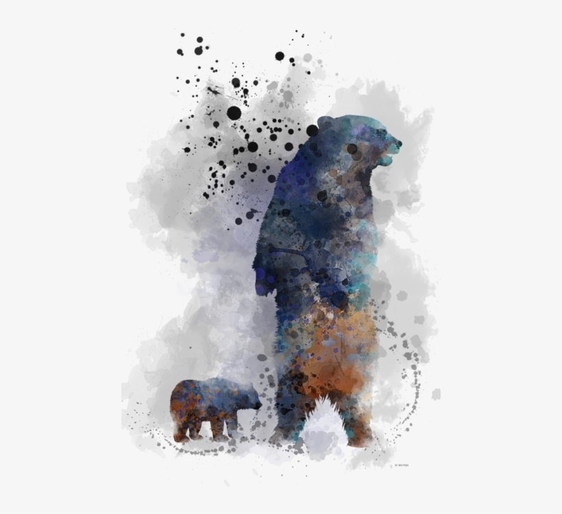 Mom And Baby Bear Marlene Watson Transparent - Mother, transparent png #52705