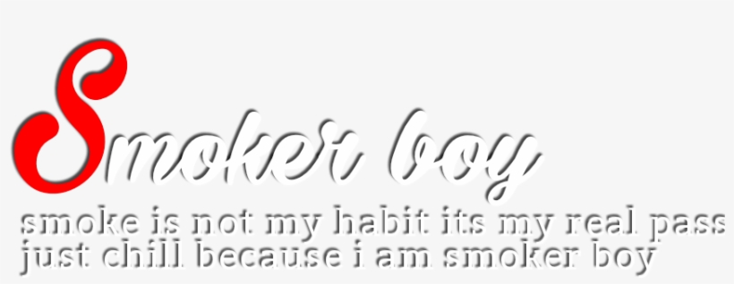 Smoker Special Text Png New Latest Png { Editing Png - Png Text Effects Smoker, transparent png #52792