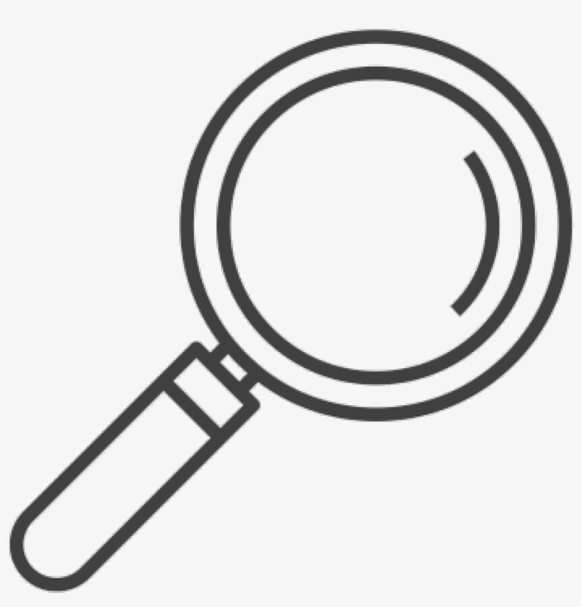 Magnifying Glass - White Magnifying Glass Png, transparent png #52987