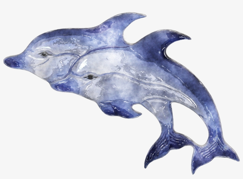 Jpg Download Dolphin By Lavandalu On Deviantart - Watercolor Animal Clipart Transparent, transparent png #53211