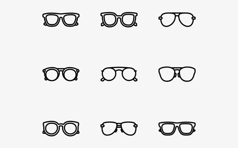 Sunglasses - Glasses Icon Vector, transparent png #53320