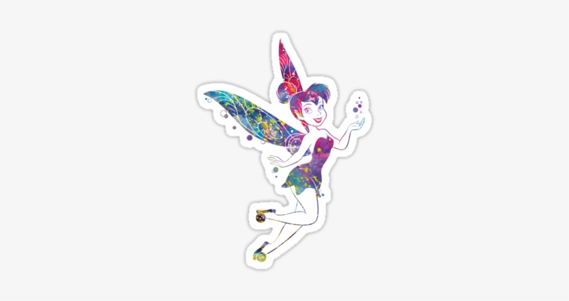 Tinker Bell Disney Fairies Watercolor By Bittermoon - Fairy, transparent png #53321