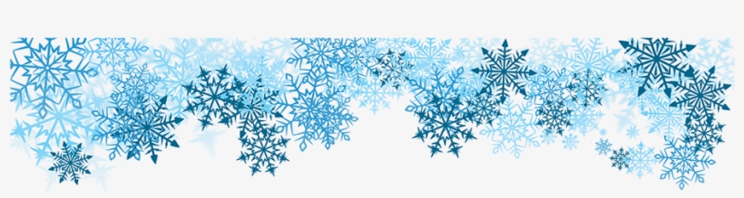 Snowflake Banner Png Graphic Black And White Download - Let It Snow! Personalized Photo Cards, transparent png #53469