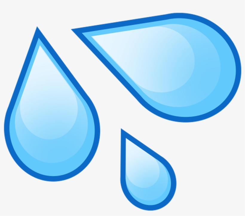 Water Drop Emoji, transparent png #53542