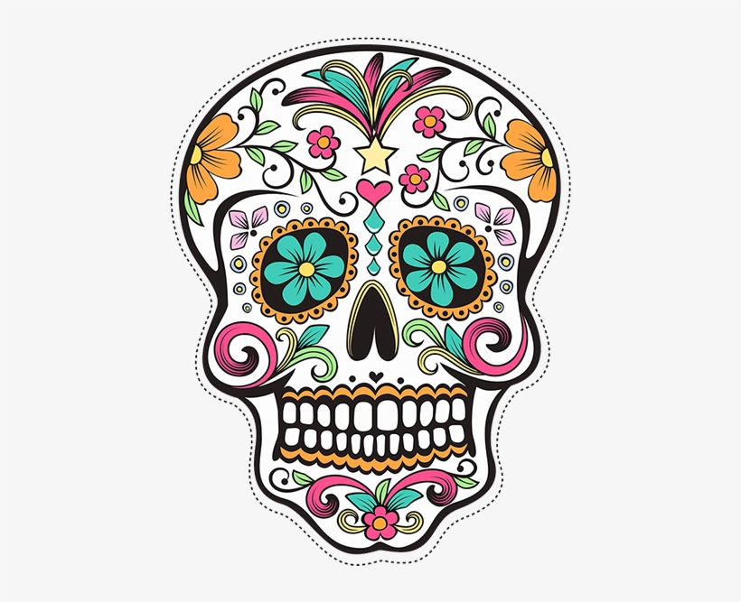 Clipart Watercolor Gingerbread Transparent Newspictures - Day Of The Dead Skulls Ideas, transparent png #53607