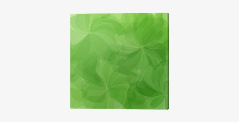 Green Background Watercolor Painting Canvas Print • - Motif, transparent png #53751