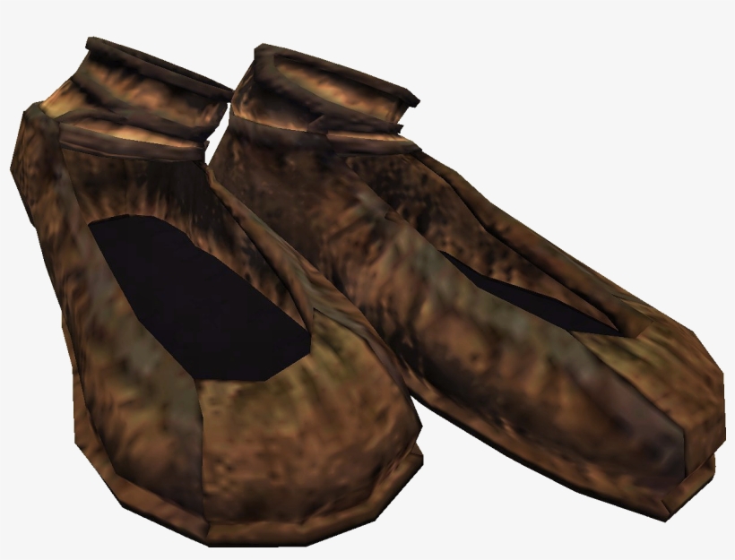 Russet Felt Shoes - Boot, transparent png #54369