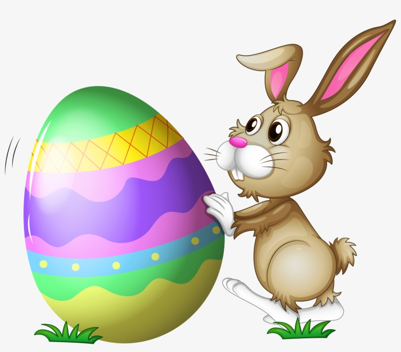 Oeuf Et Lapin De Paques, transparent png #54687