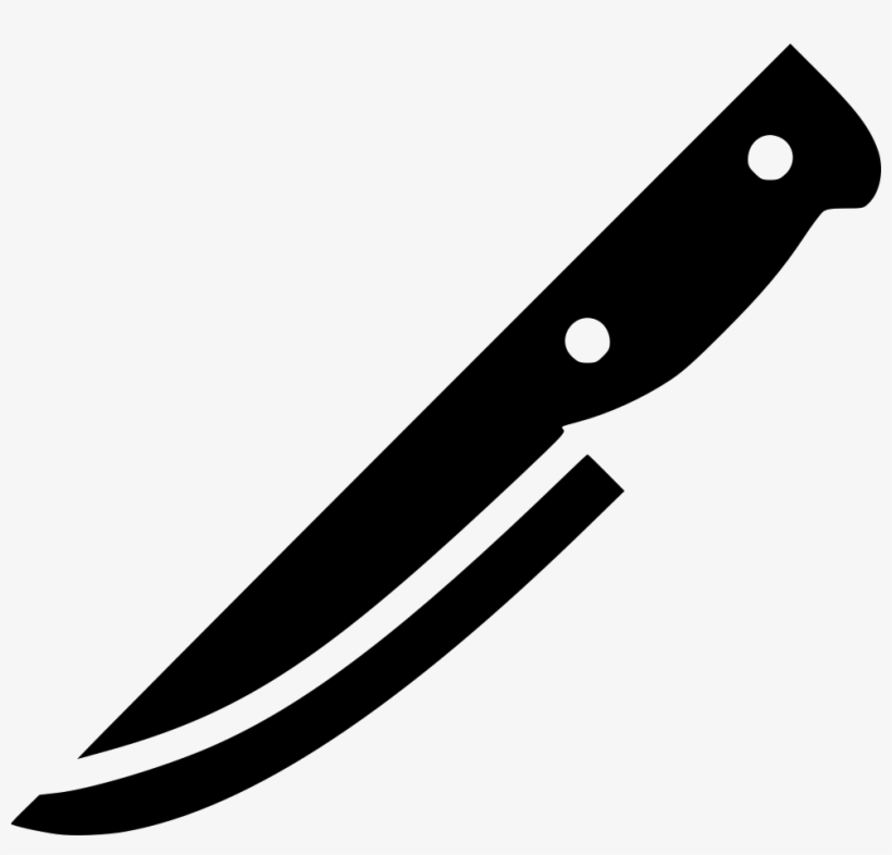 Knife Transparent Chef - Black Knife Png, transparent png #54709