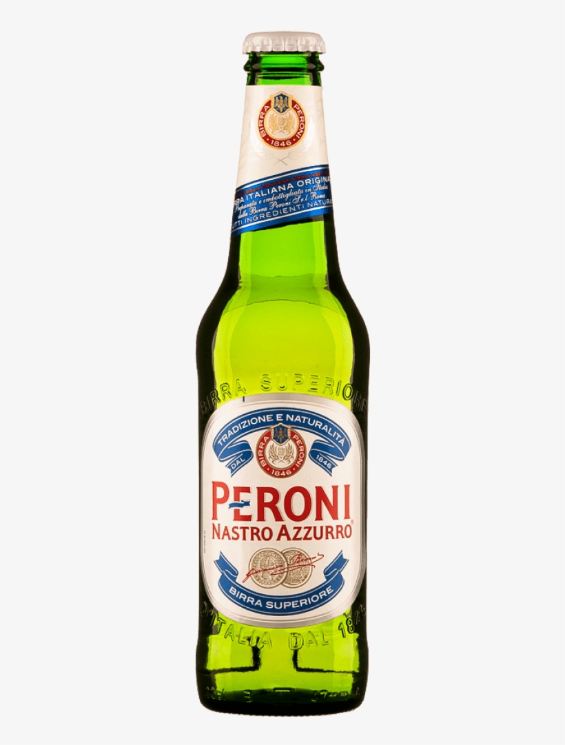 Food - Beer - Peroni Nastro Azzurro Bottles 330ml, transparent png #54710