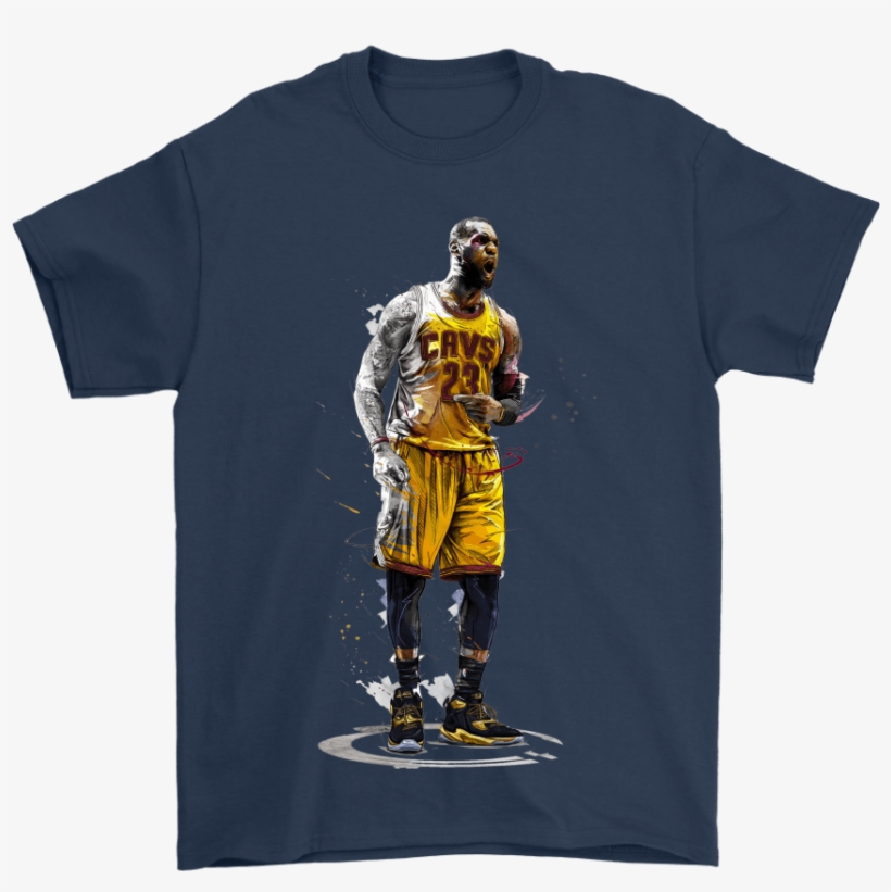 Lebron Watercolor Shirt - Mickey Mouse Gucci Top, transparent png #54760