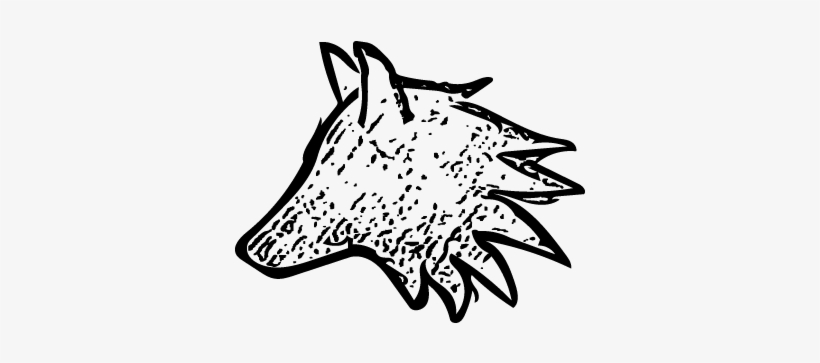 Small Wolf - Drawing Of A Wolf Small, transparent png #54852