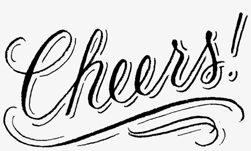 Cheers - Cheers - Cheers - Cheers - Cheers - Tattly Cheers Card & Temporary Tattoo, Only, transparent png #54884