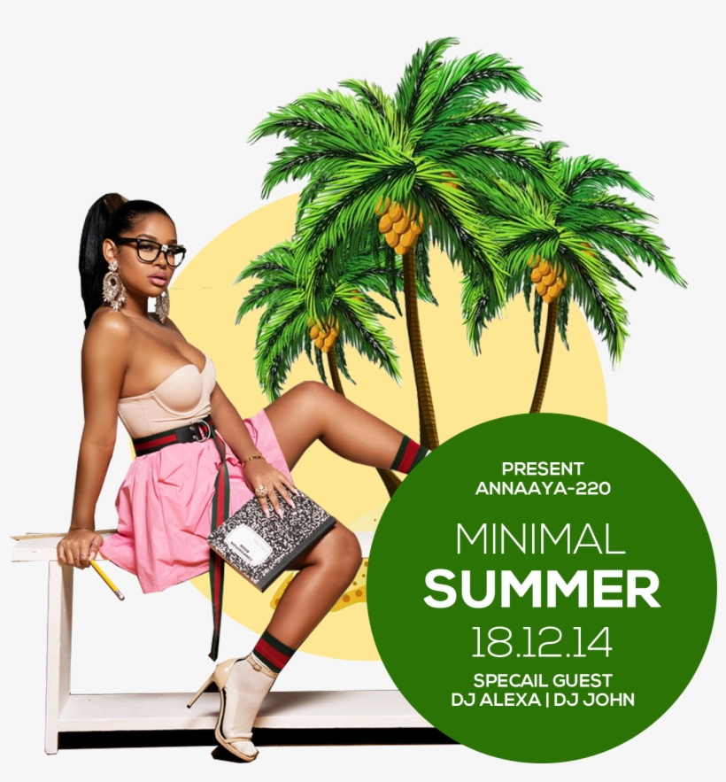 Hot Summer Png Backgrounds For Flyers - Botanical Art Deco Wallpaper For Home Contemporary, transparent png #55203