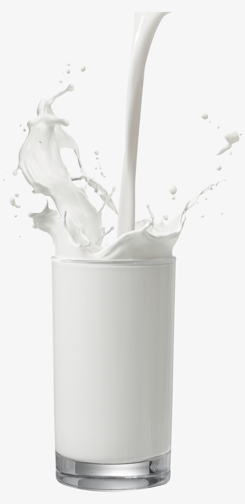 Milk In Glass Png, transparent png #55359