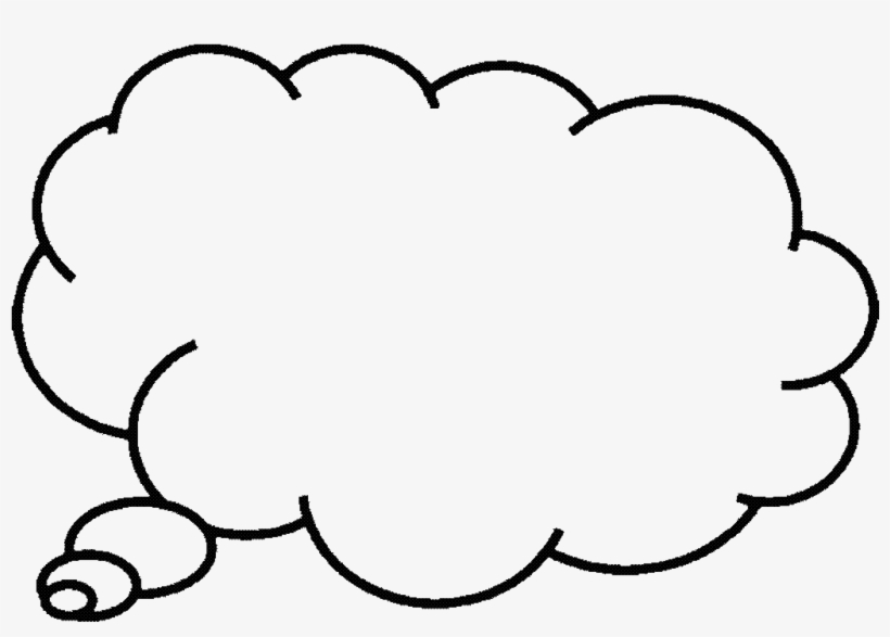 Thought Bubble Png File - Thought Bubble Template, transparent png #55425