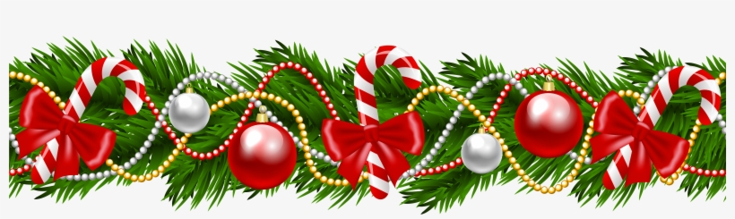 Garland Christmas Png - Christmas Garland Transparent Background, transparent png #55468