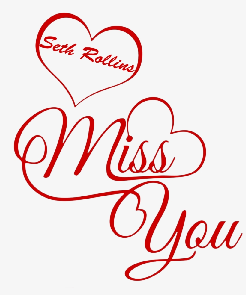 Seth Rollins Miss You Name Png - Magenta (pink) 1 1/2" X 2" Cling Rubber Stamp, Free, transparent png #55611
