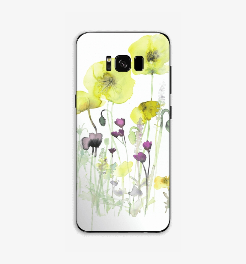 Painted Yellow Flowers - Flower, transparent png #55735