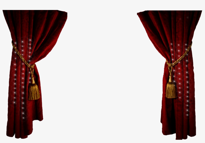Theater Stage Curtains Clip Art - Curtains Clipart, transparent png #55756