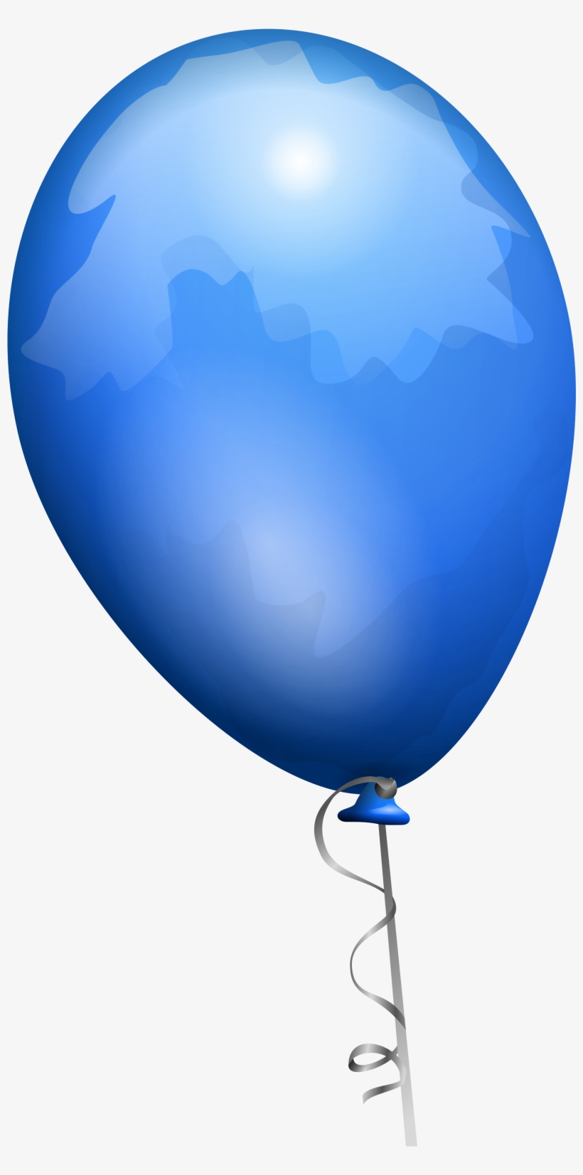 Blue Balloon's Png Image - Balloon Clip Art, transparent png #55853