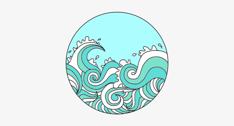 Original - Waves - Wave Tumblr Png, transparent png #55896