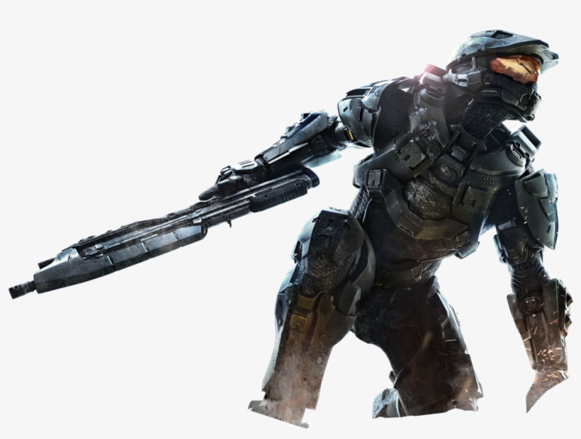 Halo 4 Masterchief Keyart Render By Kingac - Halo Png, transparent png #55994