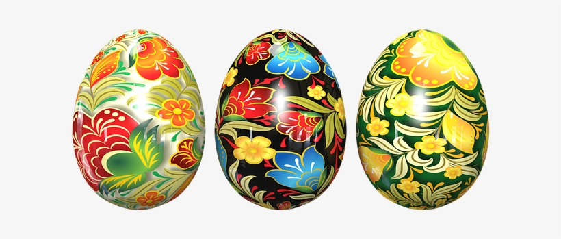 Easter Eggs, Of Chickens, Painted Eggs - Egg, transparent png #56039
